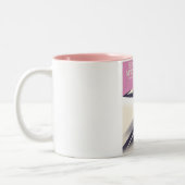 Hotham, Victoriaans Alps ski poster. Tweekleurige Koffiemok (Links)