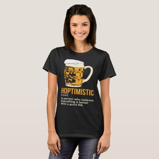 Hotimistic Hops Malt Beer October Fest Brew T-shirt (Voorkant volledig)