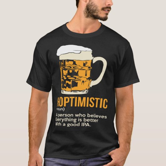 Hotimistic Hops Malt Bier Oktober Fest Brouwsel T-shirt (Voorkant)