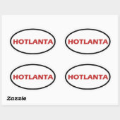 HOTLANTA OVALE STICKER (Vel)