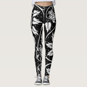 HotLeggings - zwart-witafdrukken Leggings (Voorkant)