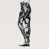 HotLeggings - zwart-witafdrukken Leggings (Links)