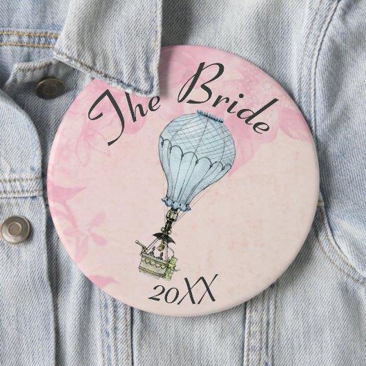  hotline ballon  tekstbruiloft ronde button 6,0 cm (In situ)