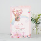  hotline ballondieren Baby Girl Shower (Staand voorkant)