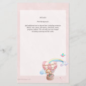  hotline ballondieren Baby Girl Shower (Achterkant)