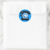 Hotline Blue Ronde Sticker (Tas)