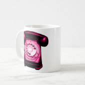 Hotline Crimson Koffiemok (Voorkant links)