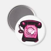 Hotline Crimson Red Magneet (Voorkant / Achterkant)