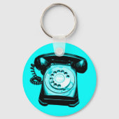 Hotline Cyan Sleutelhanger (Voorkant)