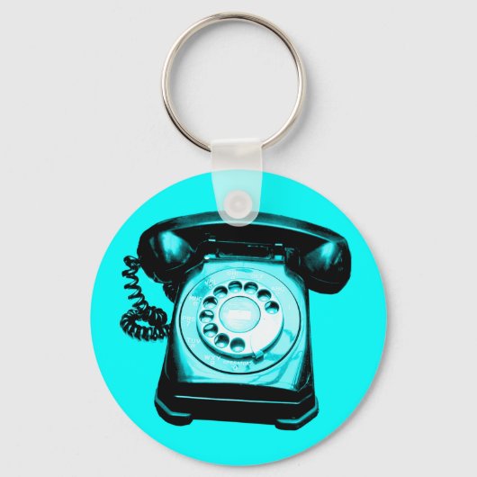Hotline Cyan Sleutelhanger (Voorkant)