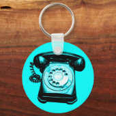 Hotline Cyan Sleutelhanger (Voorkant)