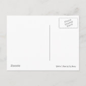 Hotline in Blauw Briefkaart (Achterkant)