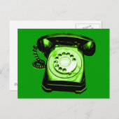 Hotline in Groen Briefkaart (Voorkant / Achterkant)