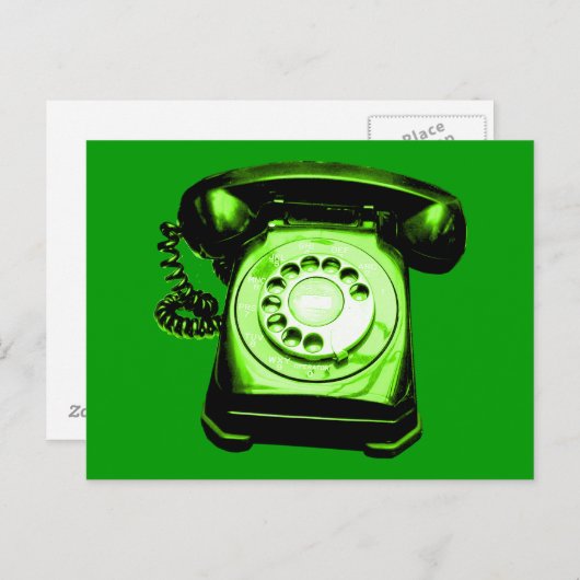 Hotline in Groen Briefkaart (Voorkant / Achterkant)