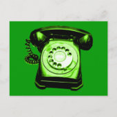 Hotline in Groen Briefkaart (Voorkant)