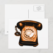 Hotline in Sinaasappel Briefkaart (Voorkant / Achterkant)