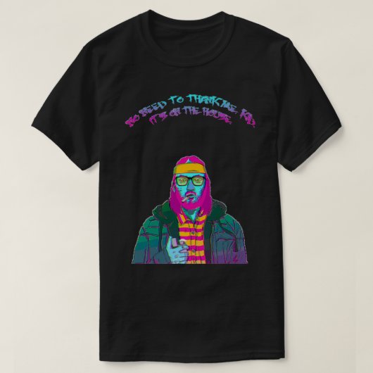 Hotline Miami Beard Art T-shirt (Design voorkant)