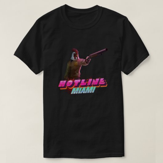 Hotline Miami- Jacket T-shirt (Design voorkant)