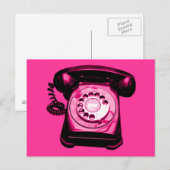 Hotline op Crimson Briefkaart (Voorkant / Achterkant)