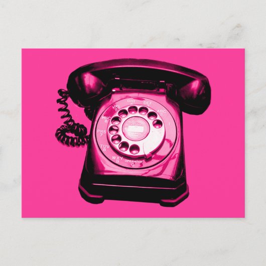 Hotline op Crimson Briefkaart (Voorkant)