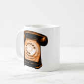 Hotline Oranje Koffiemok (Voorkant links)