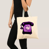 Hotline Paars Tote Bag (Voorkant (product))
