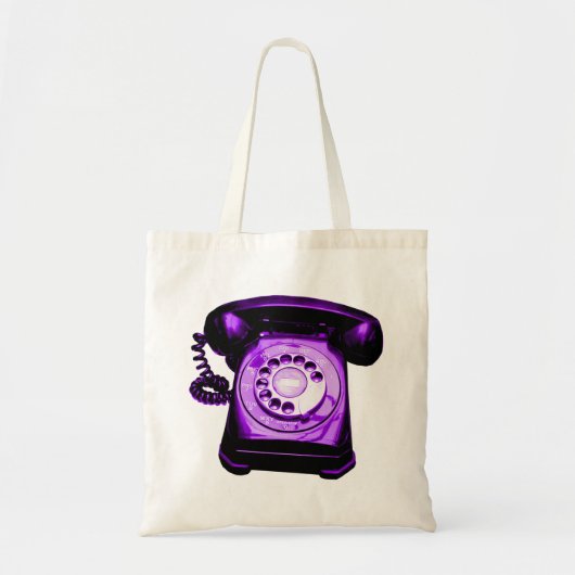 Hotline Paars Tote Bag (Voorkant)