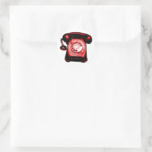 Hotline Red Ronde Sticker (Tas)