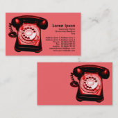 Hotline - rood visitekaartje (Voorkant / Achterkant)