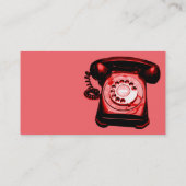 Hotline - rood visitekaartje (Achterkant)