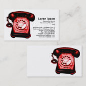 Hotline - rood visitekaartje (Voorkant / Achterkant)