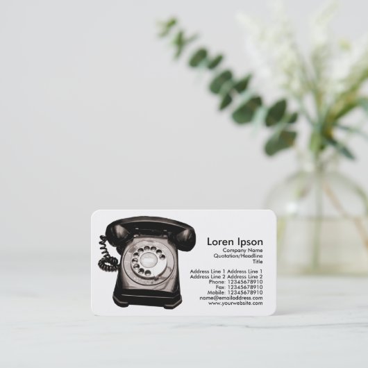 Hotline Visitekaartje (Staand voorkant)