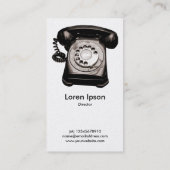 Hotline - Wit (Platina) Visitekaartje (Achterkant)