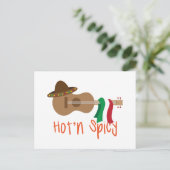 Hot'n Spicy Briefkaart (Staand voorkant)