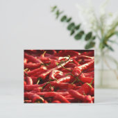 Hotness - Red Hot Chillies Briefkaart (Staand voorkant)
