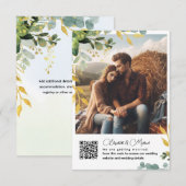 HOTO Details QR RSVP Cadeau Registratie Accommodat (Voorkant / Achterkant)