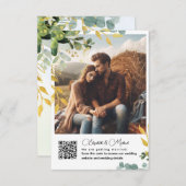HOTO Details QR RSVP Gift Registry Accommodatie (Voorkant / Achterkant)