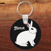 Hotot Rabbit Sleutelhanger (Voorkant)