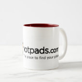 hotPadsCoffeeMug Tweekleurige Koffiemok (Voorkant rechts)