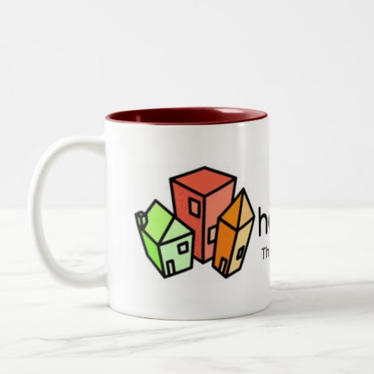hotPadsCoffeeMug Tweekleurige Koffiemok (Links)