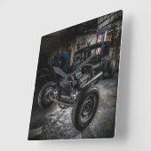 Hotrod in een Garage Wall klok (Hoek)