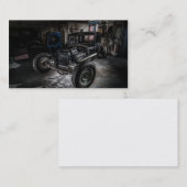 Hotrod in een Visitekaartje Garage (Voorkant / Achterkant)