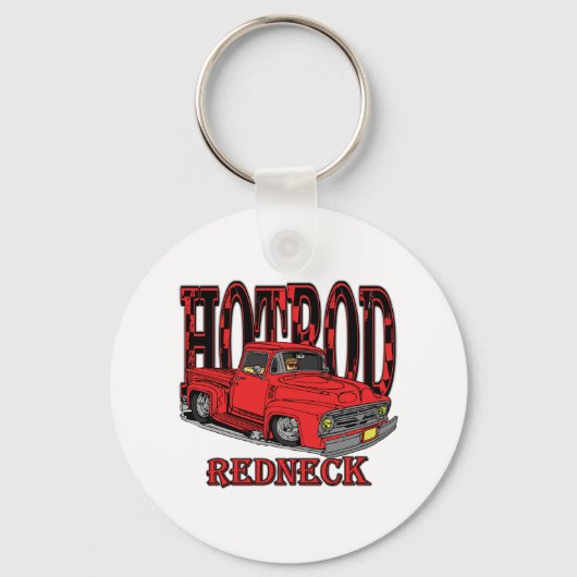 Hotrod Redneck Sleutelhanger (Voorkant)