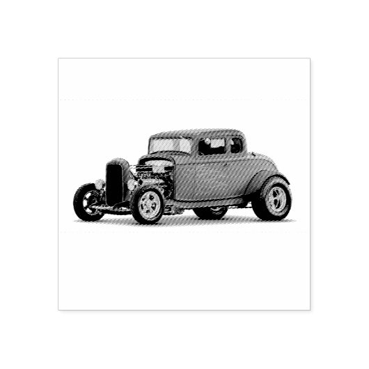 HOTROD STEMPEL VAN RUBBER (Afrduk)