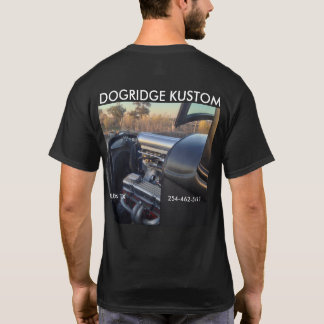 HOTROD TEE SHIRT. DOGRIDGE KUSTOMS T-SHIRT