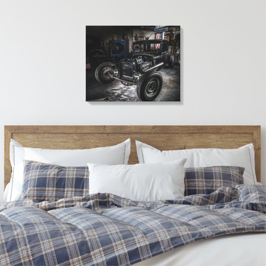 Hotrod verpakt canvas (Insitu (Slaapkamer))