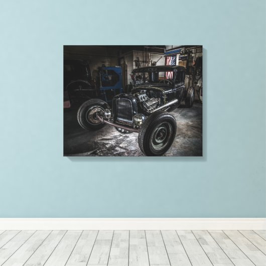 Hotrod verpakt canvas (Insitu (Houten vloer))