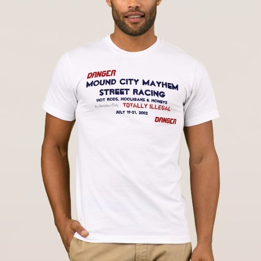 HotRods Hooligans en Honeys T-shirt (Voorkant)
