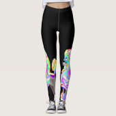 hotroze poolbroek leggings (Voorkant)