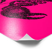  hotroze Scorpion Illustratie -1800 s Foto Afdruk (Hoek)